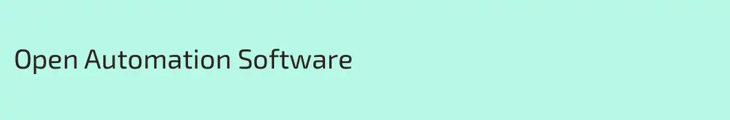 Open Automation Software